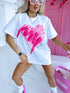 "Broken heart KX80" T-krekls - balts
